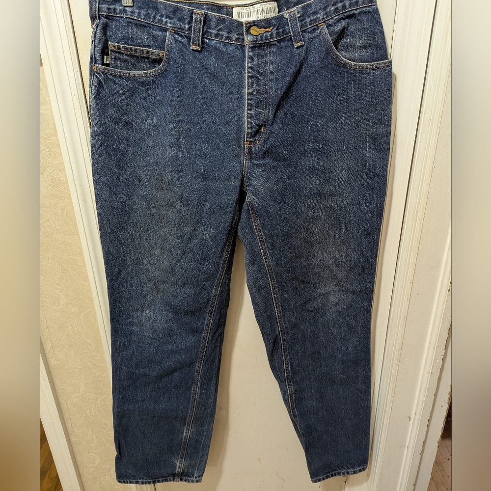 Carhartt Straight Leg Men's Denim Jeans Size 38x34